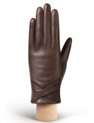 Перчатки женские (шерсть и кашемир) IS02044 d.brown (Eleganzza)
