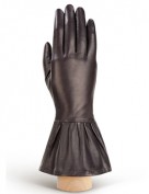 Перчатки женские (шерсть и кашемир) IS02050 d.brown (Eleganzza)
