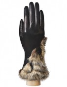 Перчатки женские (шерсть и кашемир) IS0213 black (Eleganzza)