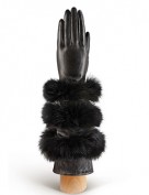 Перчатки женские (шерсть и кашемир) IS0216 black (Eleganzza)