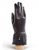Перчатки женские (шерсть и кашемир) IS03806 black (Eleganzza)