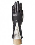 Перчатки женские (шерсть и кашемир) IS03807 black/grey (Eleganzza)