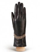 Перчатки женские (шерсть и кашемир) IS20510 black (Eleganzza)