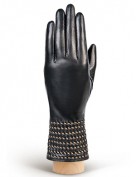 Перчатки женские (шерсть и кашемир) IS50307 black (Eleganzza)