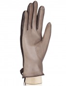 Перчатки женские (шерсть и кашемир) TOUCH HP02920 taupe/d.brown (Eleganzza)