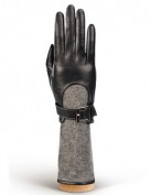 Перчатки женские (шерсть и кашемир) TOUCH HP05000 black/grey (Eleganzza)