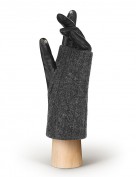 Перчатки женские (шерсть и кашемир) TOUCH IS01330 black/grey (Eleganzza)