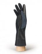 Перчатки женские (шерсть и кашемир) TOUCH IS04013 black/d.blue (Eleganzza)