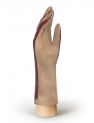 Перчатки женские (шерсть и кашемир) TOUCH IS04013 taupe/merlot (Eleganzza)