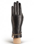 Перчатки женские подкладка из шелка HP294 black (Eleganzza)
