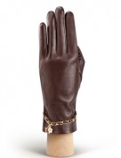 Перчатки женские подкладка из шелка HP294 l.brown (Eleganzza)
