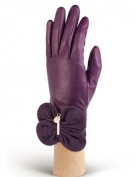 Перчатки женские подкладка из шелка IS02000 amethyst/d.violet (Eleganzza)