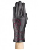 Перчатки женские подкладка из шелка IS066 black (Eleganzza)