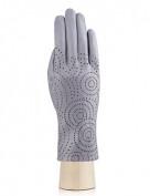 Перчатки женские подкладка из шелка IS072 l.grey (Eleganzza)