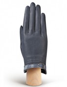Перчатки женские подкладка из шелка IS124 midnight blue (Eleganzza)