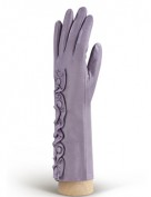 Перчатки женские подкладка из шелка IS229 lavender (Eleganzza)