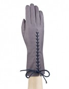 Перчатки женские подкладка из шелка IS737 l.grey (Eleganzza)