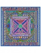 Платок женские шелк 90х90 B04-3175-12 (Eleganzza)