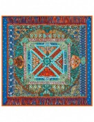 Платок женские шелк 90х90 B04-3175-18 (Eleganzza)