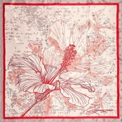 Платок женские шелк 90х90 B06-3142-04 (Eleganzza)