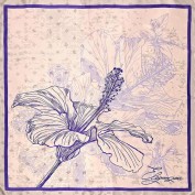 Платок женские шелк 90х90 B06-3142-09 (Eleganzza)