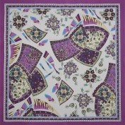 Платок женские шелк 90х90 B08-3164-10 (Eleganzza)