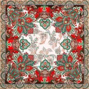 Платок женские шелк 90х90 D03-1132-05 (Eleganzza)