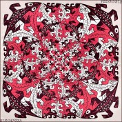 Платок женские шелк 90х90 D04-1134-18 (Eleganzza)