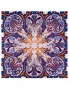 Платок женские шелк+шерсть+мод 140х140 KE16-7007-10 (Eleganzza)