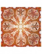 Платок женские шелк+шерсть+мод 140х140 KE16-7007-18 (Eleganzza)