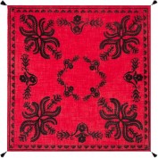 Платок женские шерсть+кашемир 110х110 Y42-7111-07 (Eleganzza)