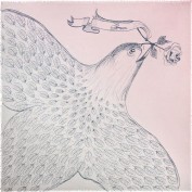 Платок женские шерсть+кашемир 135х135 A42-6005-05 (Eleganzza)