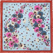Платок женские шерсть+кашемир 90х90 Y42-7121-11 (Eleganzza)