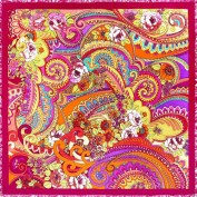 Платок женские шерсть+шелк 110х110 B43-3132-05 (Eleganzza)