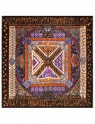 Платок женские шерсть+шелк 110х110 S43-0737-16 (Eleganzza)