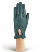 Водительские перчатки кожаные без пальцев IS335 cyclone (Eleganzza)