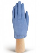 Зимние кожаные женские перчатки подкладка из шелка IS02011-R surf (Eleganzza)